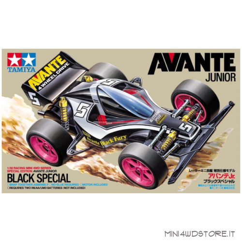 Mini 4WD Avante Junior Black Special Limited Edition